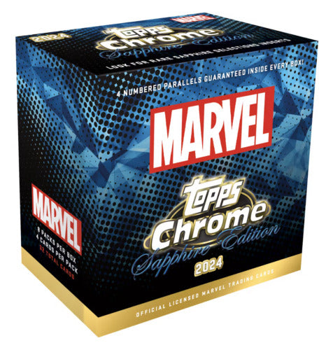 2024 Topps Chrome Sapphire Marvel Hobby Box