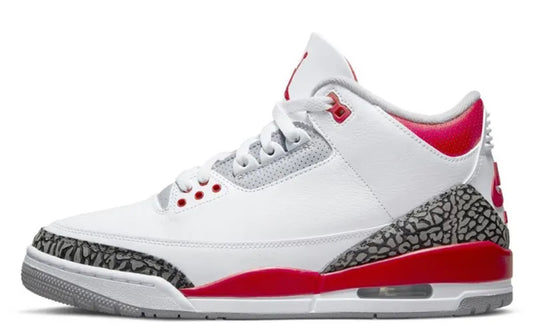 NIKE AIR JORDAN 3 RETRO RED WHITE CEMENT