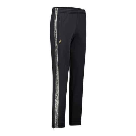 Australian broek met zilveren  bies 3.0 Zwart - Maat M