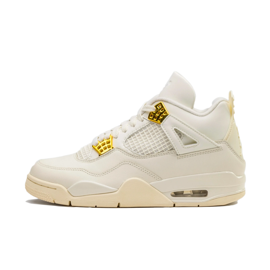 Air Jordan 4 WMNS 'Sail & Metallic Gold'